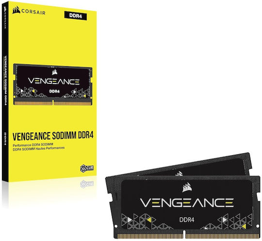 Corsair Vengeance DDR4 16GB RAM with 2x8GB Modules and Speed 2666 for Laptop