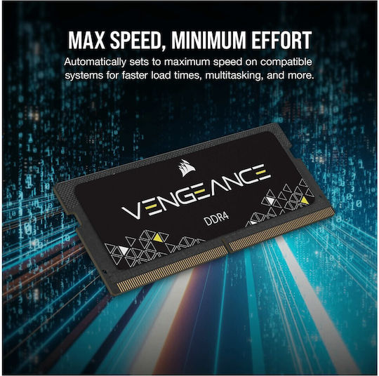 Corsair Vengeance DDR4 16GB RAM with 2x8GB Modules and Speed 2666 for Laptop