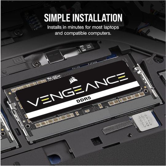 Corsair Vengeance 8GB DDR5 RAM with 4800 Speed for Laptop