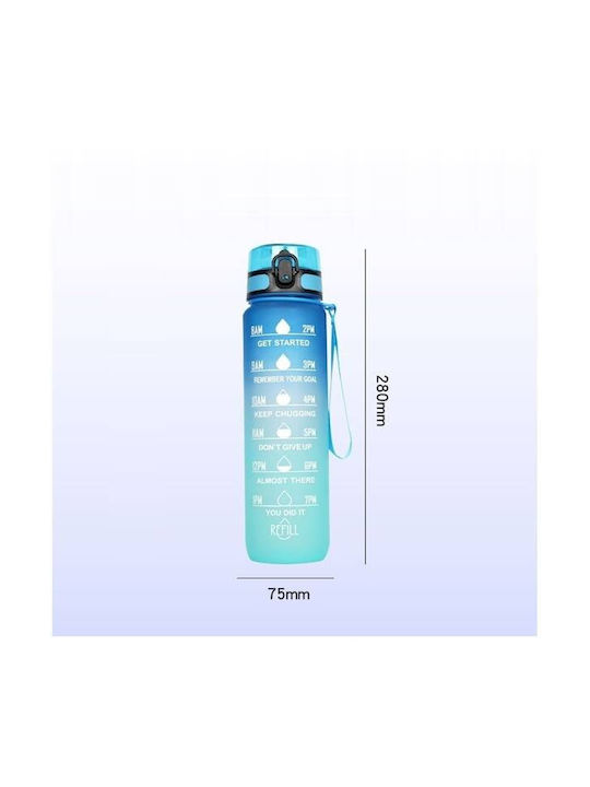 ecarla Παγούρι 1000ml Πορτοκαλί