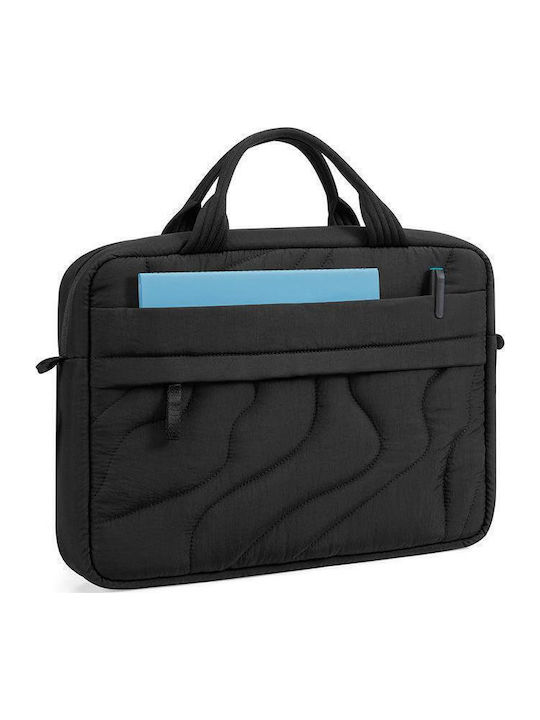 Tomtoc Terra-a28 Puffy Lavascape Laptoptasche 10 L 16" Schwarze