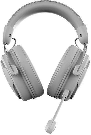 Nubi NH1 Pro Безжични Надушници Гейминг Слушалки с Bluetooth и USB Свързаност Бели за PC