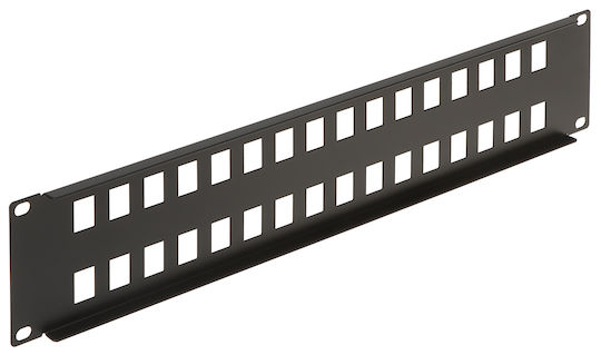 LTA Patch Panel για Rack 2U Μαύρο
