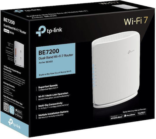 rick 　TP-Link Archer BE450 Wi-Fi 7 TP-LINK Archer BE450 Wireless Router Wi-Fi 7 cu 3 Porturi Ethernet