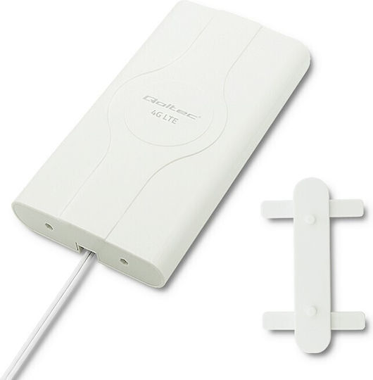 Qoltec Antenna Wi-Fi 4G Dual | 30dBI Εξωτερική Κεραία WiFi Πανκατευθυντική 30dBi με σύνδεση SMA
