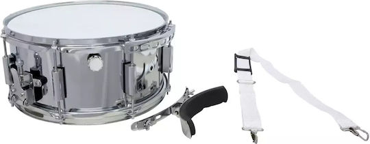 Gewa Marschtrommel Marching Snare 14 Zoll in Silber