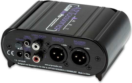 ART Pro Audio Clean Box Pro Ενεργό DI Box 2 Καναλιών με Τροφοδοσία Ρεύματος