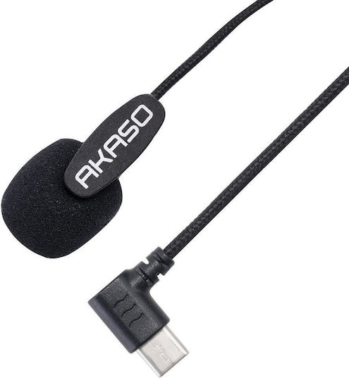 Akaso SYZ0086 Μικρόφωνο με USB Type-C Clip On για Κάμερα
