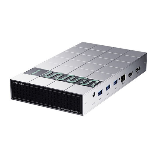 Peladn G2E Thunderbolt 5 Докинг Станция с HDMI/DisplayPort 4K PD Ethernet и Свързване на 2 Монитора Сребриста
