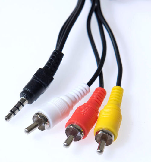 Osio 3.5mm male to Component male 1.5m Cable (1121301-0002)