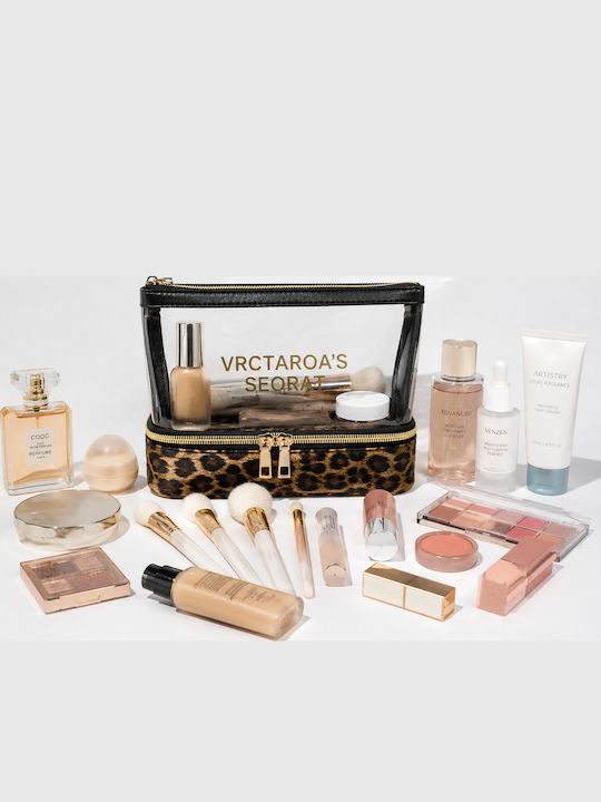 Jetbags Rz11136-39 Νεσεσέρ Καλλυντικών & Makeup Organizer Ταξιδιού Leopard Μεγάλης Χωρητικότητας 25x25x14.5cm Jetbags Rz11136-39 Νεσεσέρ Καλλυντικών & Makeup Organizer Ταξιδιού Leopard Μεγάλης Χωρητικότητας 25x25x14.5cm