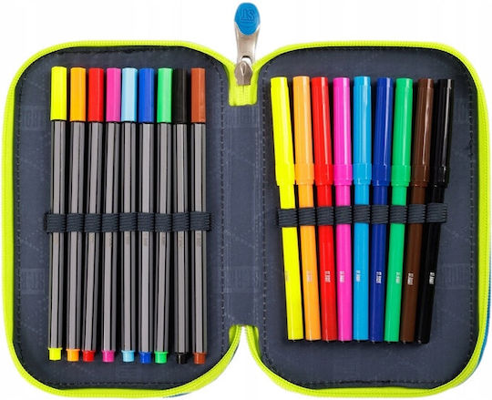 Triple Pencil Case Equipment St.right Pc-05 Dinosaur