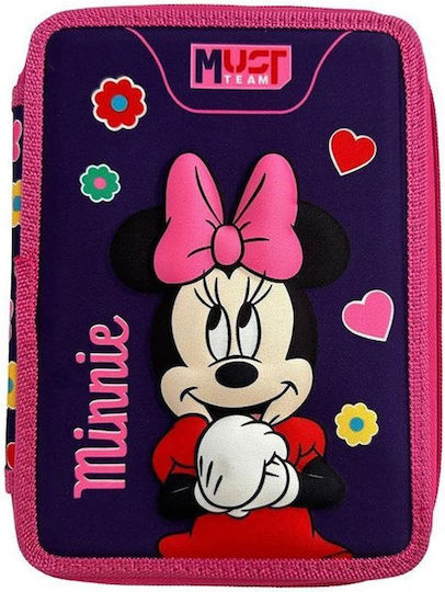 Double Filled Pencil Case 15x5x21 Minnie Cutie