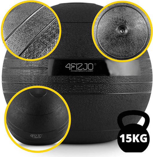 4FIZJO Μπάλα Medicine 15kg σε Μπεζ Χρώμα