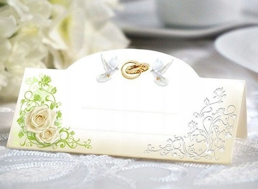 Table Place Cards Wedding 10 Pcs