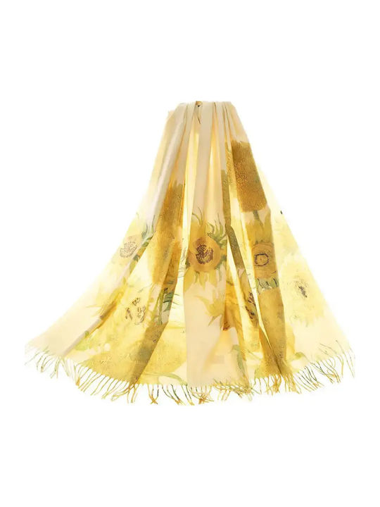 Signare Women's Yellow Shawl