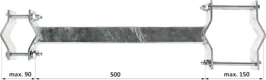 Delta Σφιγκτήρας Σωλήνα OR-50R90-150