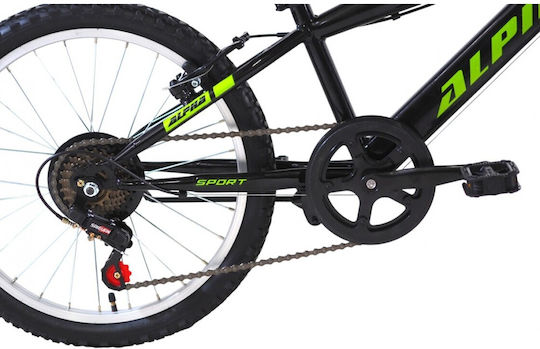 Alpina 20" Kids' Mountain Bike Black