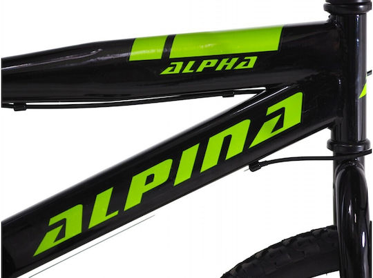 Alpina 20" Kids' Mountain Bike Black