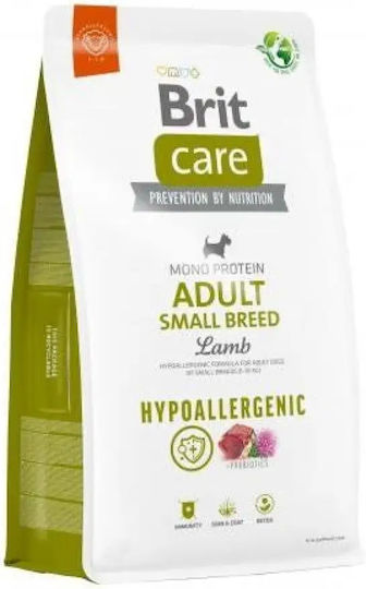 Brit Care Adult Small Breed 3kg Ξηρά Τροφή για Ενήλικους Σκύλους Μικρόσωμων Φυλών με Αρνί και Ρύζι