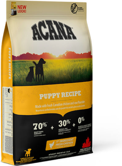 Acana Recipe 2kg Dry Food Grain-Free for Puppies with Chicken