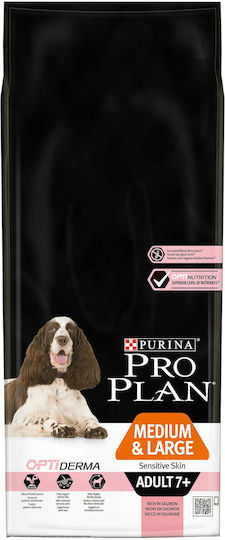 Pro Plan Sensitive Skin 14kg Hrană Uscată pentru Câini Adulţi de Rase Medii & Mari cu Somon