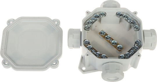 Elektro Plast Junction Box Outdoor Placement Branching Waterproof IP67 in Grey Colour