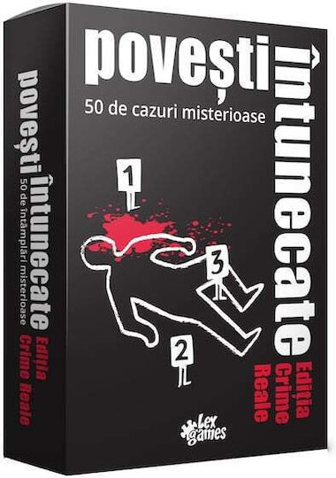Επιτραπέζιο Παιχνίδι Dark Stories Real Crimes για 2+ Παίκτες 12+ Ετών (RO) Lex Games