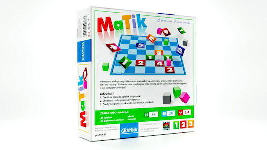 Board Game Matik for 2-4 Players 7+ Years Old (PL) Granna