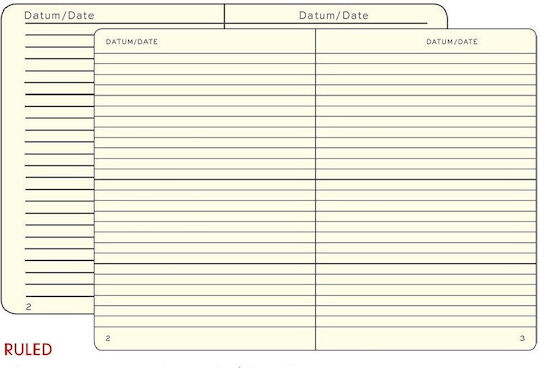 Leuchtturm1917 Σημειωματάριο B5 Ριγέ Κίτρινο