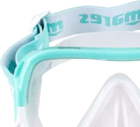 Mares Mască de Mare Silicon în culoare Verde 411075