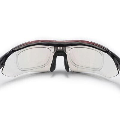 Rockbros Cycling Glasses with Black Frame and Polarized / Transparent Lenses