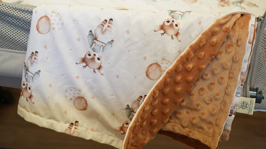 Grandes Suenos Pătură Pepinieră Swaddling 100% Bumbac Multicolor 75x100cm