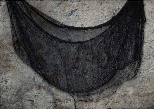 Black Spider Web Mesh Halloween 76x228cm