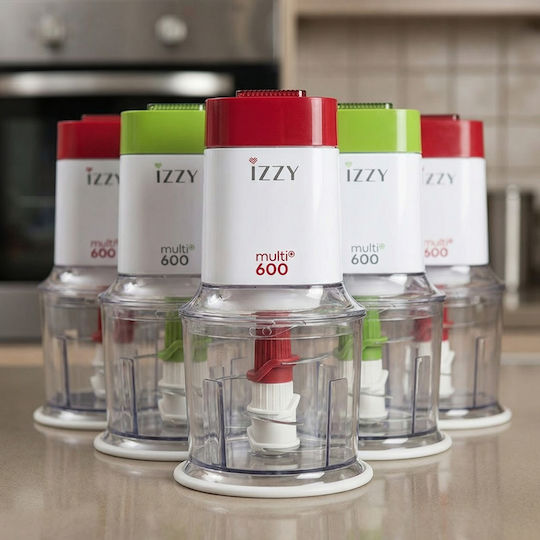 Izzy Multi+ 600 Πολυκόπτης Multi 600W με Δοχείο 600ml Πράσινος