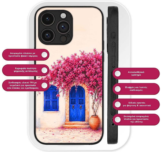 Калъф Sonique Greek Island Muse Series Xiaomi Xiaomi 17 Pro Max 5g Розова Букаmbилия