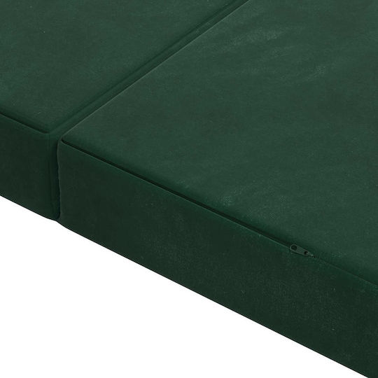 Multifunctional Bean Bag Bed Dark Green 140x67x45cm