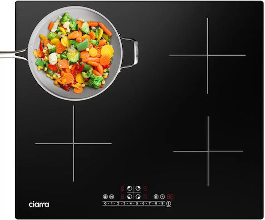 Ciarra Autonomous Natural Gas Cooktop 74x51cm