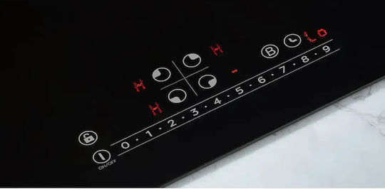 Ciarra Autonomous Natural Gas Cooktop 74x51cm