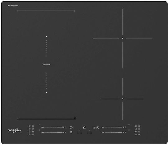 Whirlpool Wf S7560NE Bm Induction Autonomous Cooktop 59x51cm