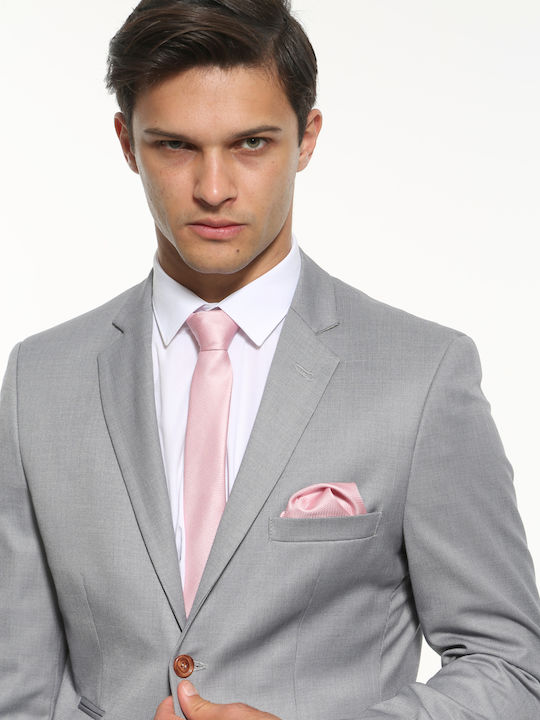 Summer Men's Groom's Suit with Slim Fit Grey