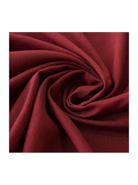 FRIPIA Față De Masă Din In Cu Dantelă Burgundy 140x250cm