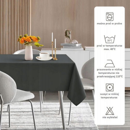 Now Art Gray Tablecloth 140x180cm