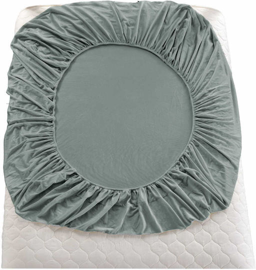 Cotton Market Σετ Ημίδιπλη 180x200cm Dark Grey
