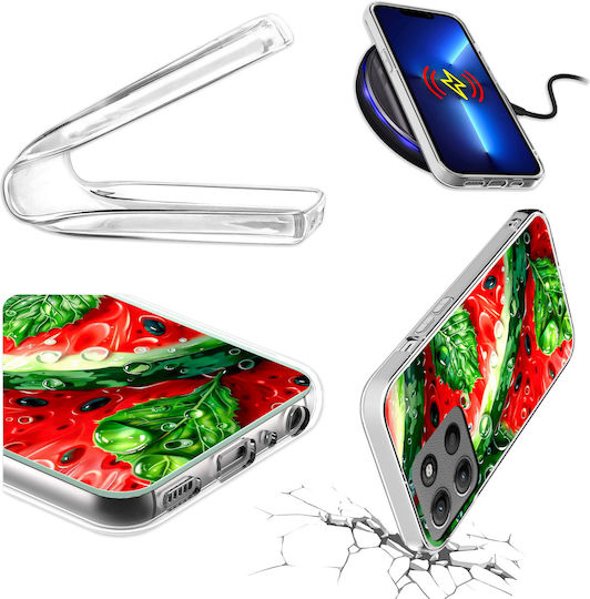 Case Motorola Moto G15 Foto Case Back Watermelon + Glass