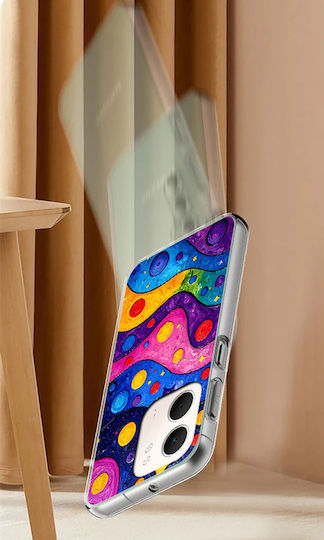 Husă Telefon Oppo A5x Fonneo Photo Back Cover Waves Set Cu Sticlă De Protecție 9h