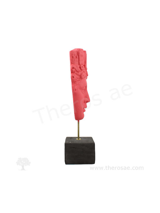 Theaterschmuck Keramik 26,4cm Fuchsien