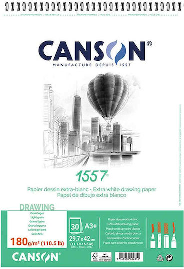 Μπλοκ Σχεδίου Canson 1557 Dessin 180gr A4 21 X 29.7cm