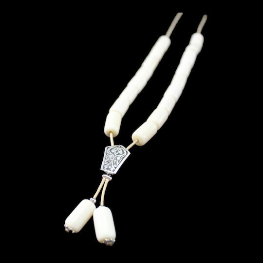 Worry Beads with 19 Beads from Camel Bone Length 27cm Brown