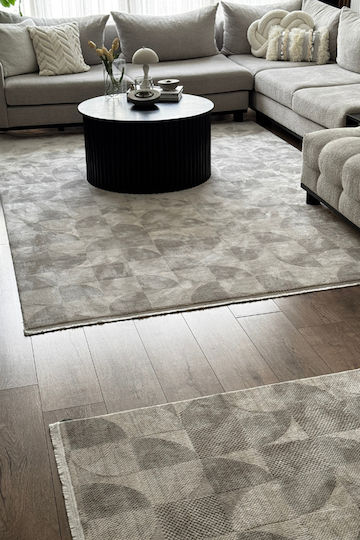 SteweHome Χαλί Ορθογώνιο Γκρι 100x300cm